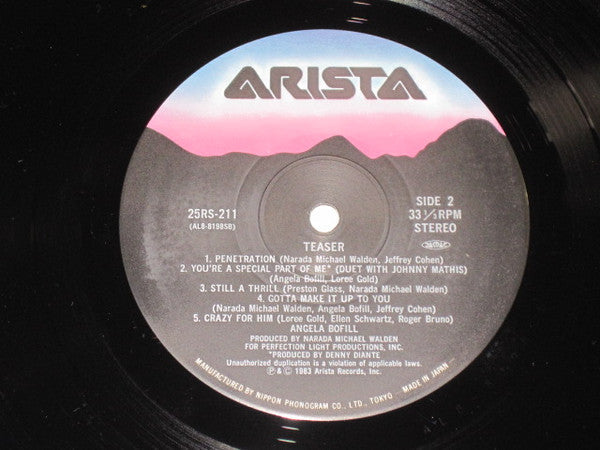Angela Bofill - Teaser (Vinyl, LP, Album) Very Good (VG) / Very Good (VG)