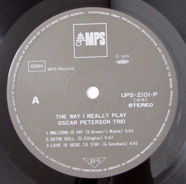 Oscar Peterson - The Way I Really Play (Vinyl, LP, Album) Good Plus (G+) / Very Good (VG)