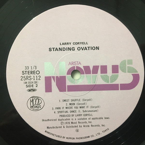 Larry Coryell - Standing Ovation - Solo (Vinyl, LP, Album)