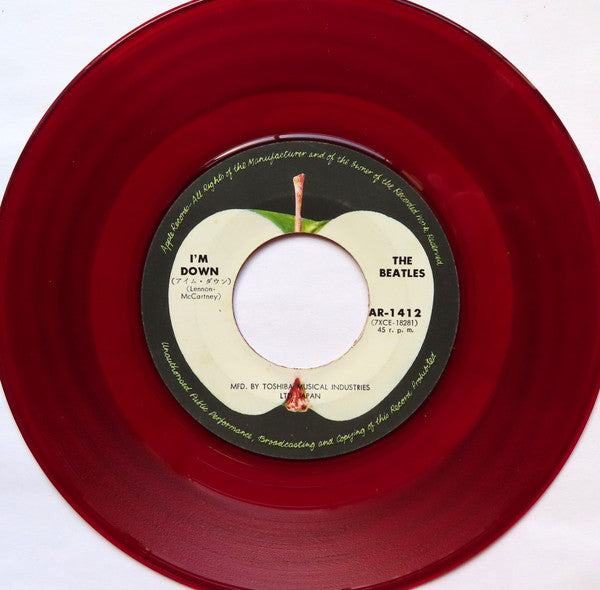 The Beatles - Help! / I'm Down (Vinyl, 7", 45 RPM, Single) Very Good (VG) / Very Good (VG)