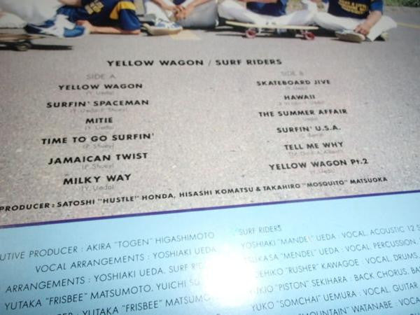 Surf Riders (2) - Yellow Wagon (Vinyl, LP, Album) Very Good Plus (VG+) / Good Plus (G+)