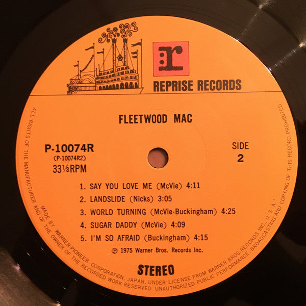 Fleetwood Mac - Fleetwood Mac (Vinyl, LP, Album, Stereo) Very Good Plus (VG+) / Very Good (VG)