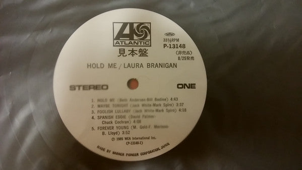 Laura Branigan - Hold Me (Vinyl, LP, Album, Promo) Near Mint (NM or M-) / Very Good (VG)
