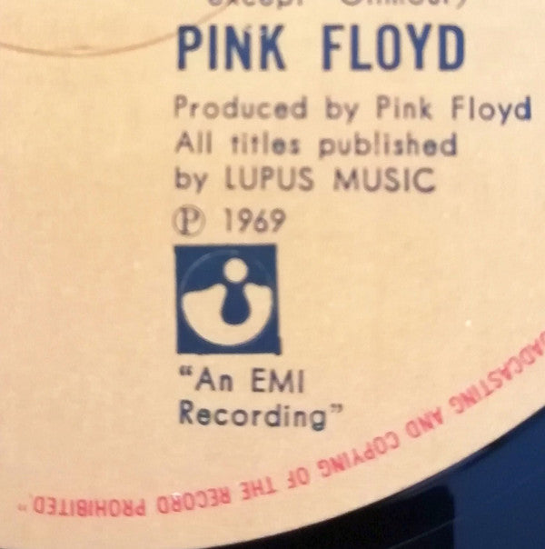 Pink Floyd - Soundtrack From The Film "More" (Vinyl, LP, Album, Rei...