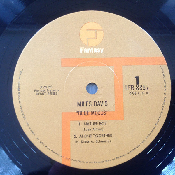 Miles Davis - Blue Moods (Vinyl, LP, Album) Very Good Plus (VG+) / Very Good (VG)