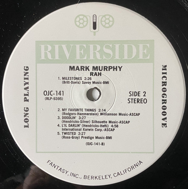 Mark Murphy - Rah (Vinyl, LP, Album, Reissue, Stereo) Very Good (VG) / Very Good (VG)