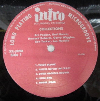 Red Norvo - Collections (Vinyl, LP, Album, Reissue, Mono) Very Good Plus (VG+) / Very Good (VG)