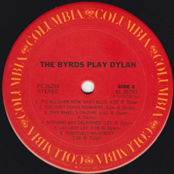 The Byrds - The Byrds Play Dylan (Vinyl, LP, Compilation) Very Good (VG) / Very Good Plus (VG+)