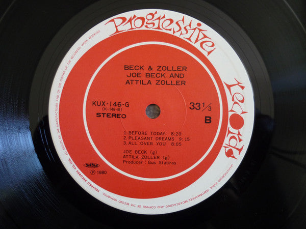 Joe Beck - Beck & Zoller (Vinyl, LP, Album, Stereo) Near Mint (NM or M-) / Very Good (VG)