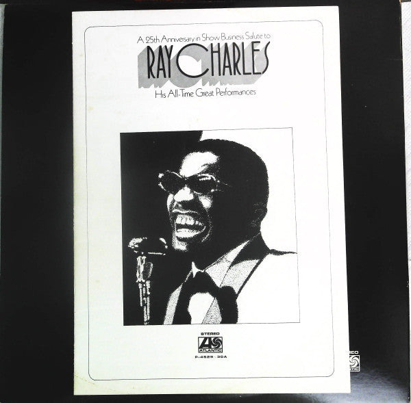 Ray Charles - A 25th Anniversary In Show Business Salute To Ray Charles (2xVinyl, LP, Compilation) Very Good Plus (VG+) / Very Good Plus (VG+)