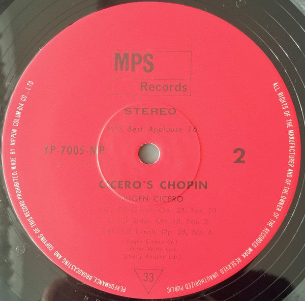 Eugen Cicero - Cicero's Chopin (Vinyl, LP, Stereo)