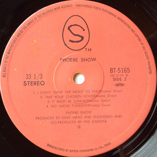 Phoebe Snow - Phoebe Snow (Vinyl, LP, Album, Reissue) Very Good (VG) / Very Good (VG)
