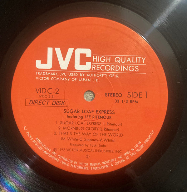 Sugar Loaf Express - Sugar Loaf Express Featuring Lee Ritenour (Vinyl, LP, Album) Good Plus (G+) / Good Plus (G+)