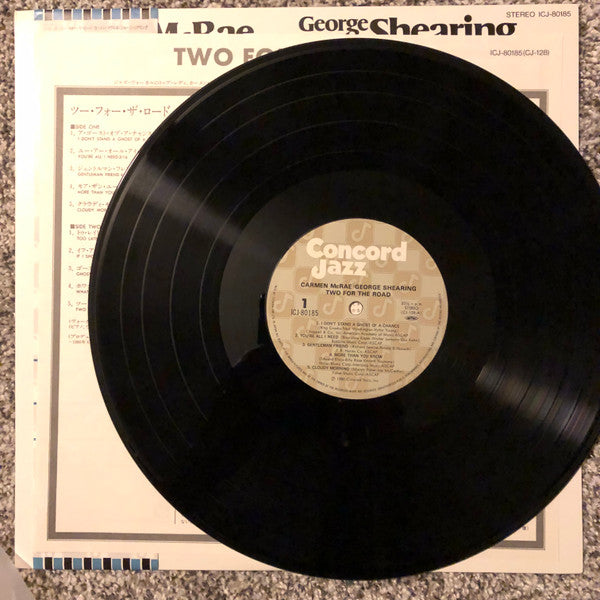 Carmen McRae - Two For The Road (Vinyl, LP, Album, Stereo) Very Good Plus (VG+) / Very Good Plus (VG+)