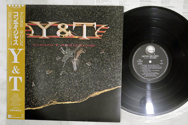 Y & T - Contagious (Vinyl, LP, Album) Very Good (VG) / Very Good (VG)