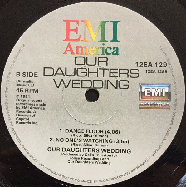 Our Daughter's Wedding - The Digital Cowboy Record (Vinyl, 12", 45 RPM) Very Good (VG) / Very Good (VG)