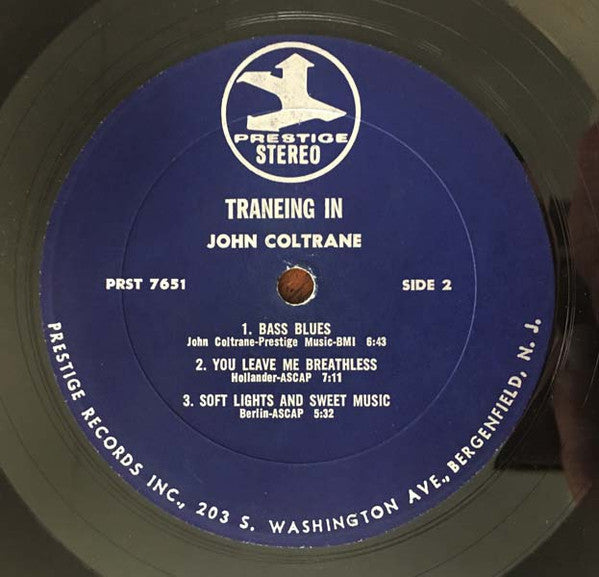 John Coltrane - Traneing In (Vinyl, LP, Album, Reissue, Remastered, Mono) Very Good Plus (VG+) / Very Good Plus (VG+)