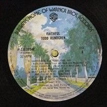 Todd Rundgren - Faithful (Vinyl, LP, Album) Very Good Plus (VG+) / Very Good Plus (VG+)