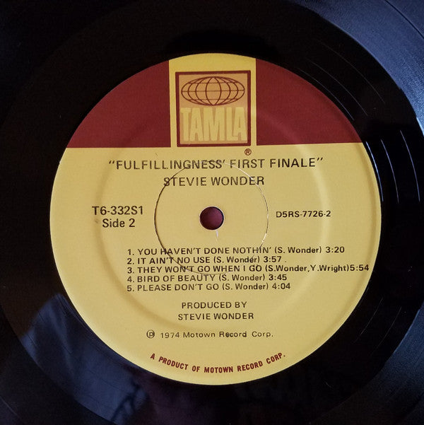 Stevie Wonder - Fulfillingness' First Finale (Vinyl, LP, Album, Ste...
