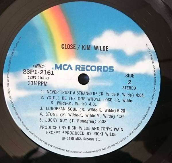 Kim Wilde - Close (Vinyl, LP, Album) Very Good Plus (VG+) / Very Good (VG)
