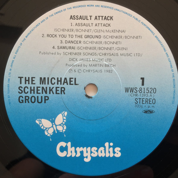 The Michael Schenker Group - Assault Attack (Vinyl, LP, Album, Limited Edition) Very Good (VG) / Very Good (VG)