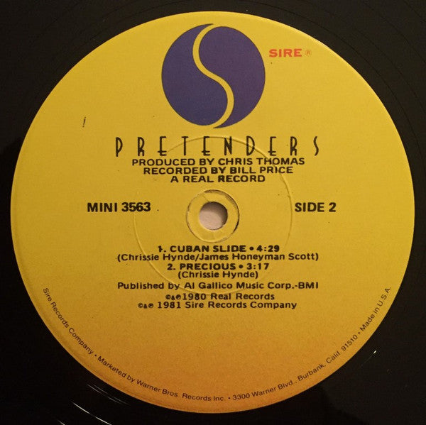 The Pretenders - Extended Play (Vinyl, 12", EP) Good Plus (G+) / Good Plus (G+)