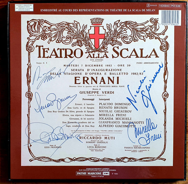 Giuseppe Verdi - Ernani (3xVinyl, Box Set, LP, Stereo) Very Good Plus (VG+) / Very Good Plus (VG+)