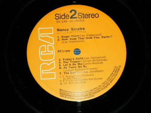 Nancy Sinatra - Nancy Sinatra Best of Nancy Sinatra (Vinyl, LP, Compilation, Reissue) Very Good (VG) / Very Good Plus (VG+)