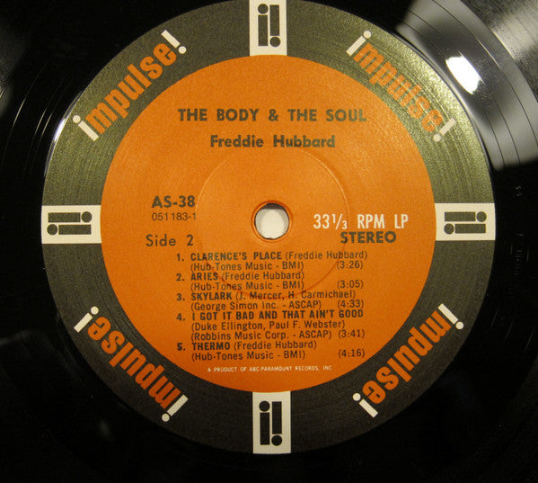 Freddie Hubbard - The Body & The Soul (Vinyl, LP, Album, Reissue) Near Mint (NM or M-) / Near Mint (NM or M-)