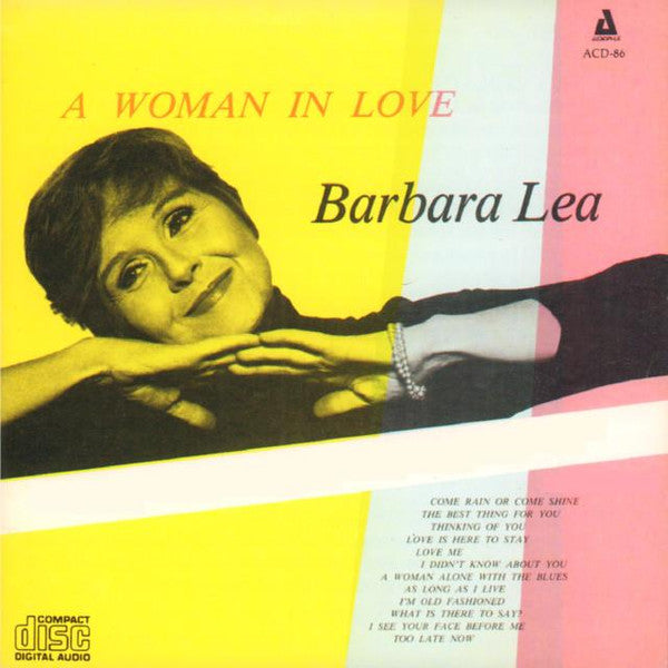 Barbara Lea - A Woman In Love (Vinyl, LP, Album, Stereo, Mono)