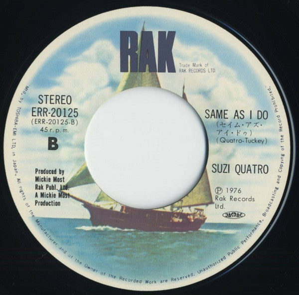 Suzi Quatro - Make Me Smile (Vinyl, 7", 45 RPM) Very Good Plus (VG+) / Very Good Plus (VG+)