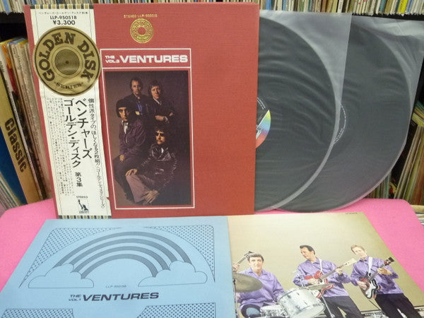 The Ventures - Golden Disk Vol.3 (2xVinyl, LP, Compilation, Stereo) Good Plus (G+) / Very Good (VG)