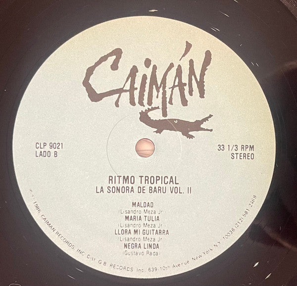 La Sonora De Baru - Ritmo Tropical (Vinyl, LP, Album) Good Plus (G+) / Very Good (VG)