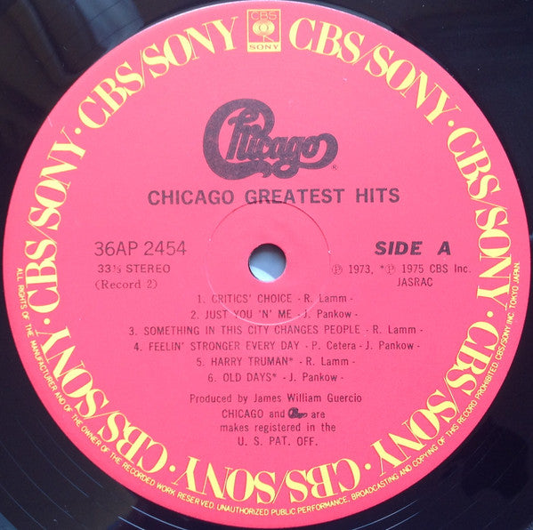 Chicago (2) - Greatest Hits (Vinyl, LP, Compilation)