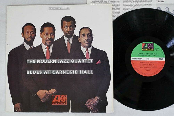 The Modern Jazz Quartet - Blues At Carnegie Hall (Vinyl, LP, Album, Stereo) Very Good Plus (VG+) / Very Good Plus (VG+)