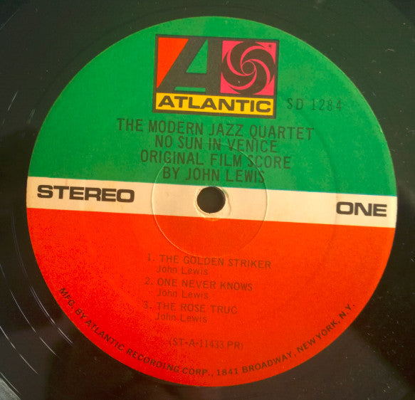 The Modern Jazz Quartet - The Modern Jazz Quartet Plays One Never Knows - Original Film Score For “No Sun In Venice” (Vinyl, LP, Album, Reissue, Stereo) Very Good (VG) / Very Good (VG)