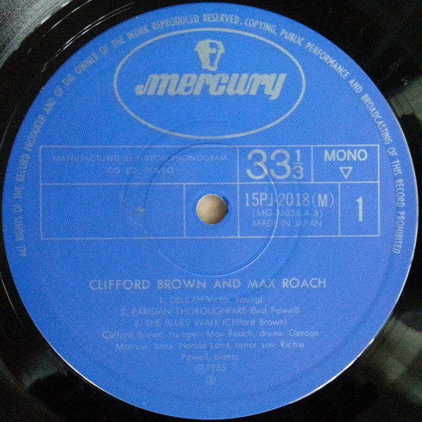 Clifford Brown And Max Roach - Clifford Brown And Max Roach (Vinyl,...