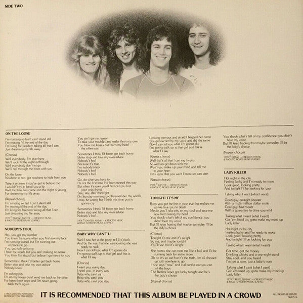 Teaze - On The Loose (Vinyl, LP, Album) Very Good Plus (VG+) / Very Good Plus (VG+)