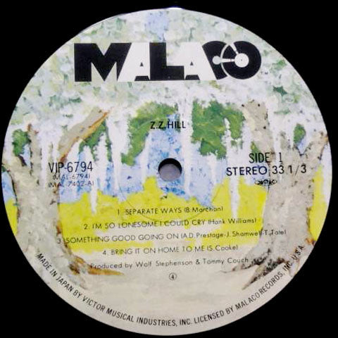 Z.Z. Hill - Z.Z. Hill (Vinyl, LP, Album) Very Good (VG) / Very Good (VG)