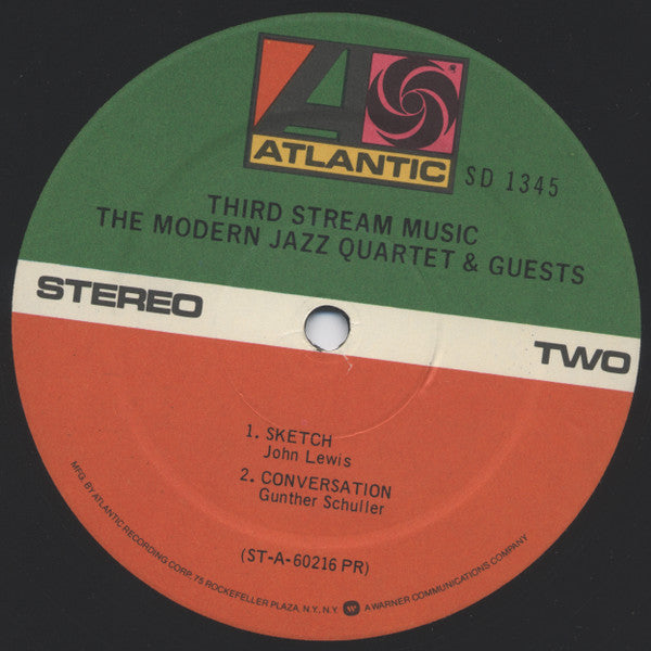 The Modern Jazz Quartet - Third Stream Music (Vinyl, LP, Album, Reissue, Stereo) Very Good Plus (VG+) / Very Good Plus (VG+)