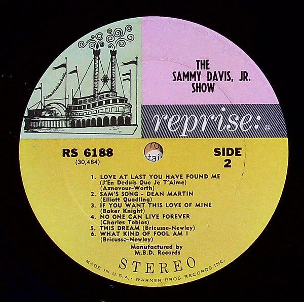 Sammy Davis Jr. - The Sammy Davis Jr. Show With Surprise Guest Stars (Vinyl, LP, Album, Stereo) Very Good Plus (VG+) / Good Plus (G+)