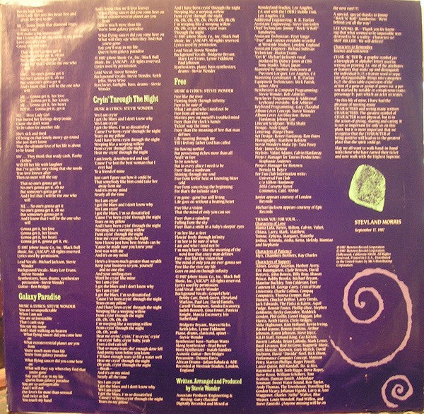 Stevie Wonder - Characters (Vinyl, LP, Album)