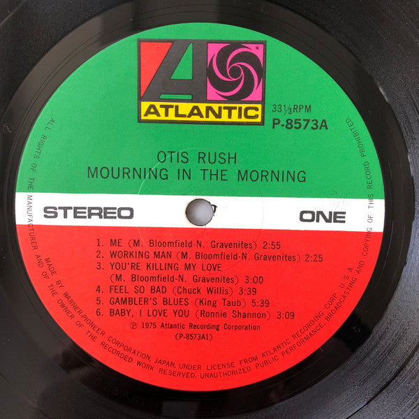 Otis Rush - Mourning In The Morning (Vinyl, LP, Album, Reissue) Very Good (VG) / Good Plus (G+)