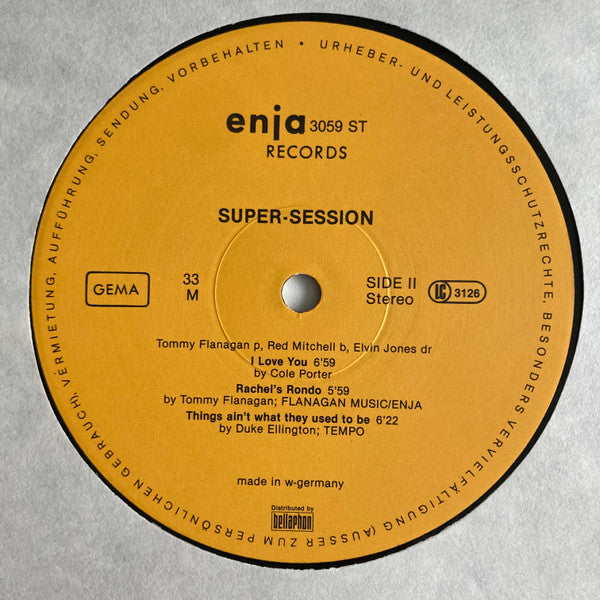 Tommy Flanagan - Super-Session (Vinyl, LP, Album)