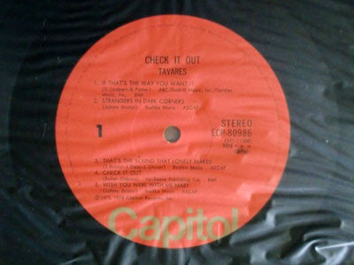 Tavares - Check It Out (Vinyl, LP, Album) Very Good (VG) / Good Plus (G+)