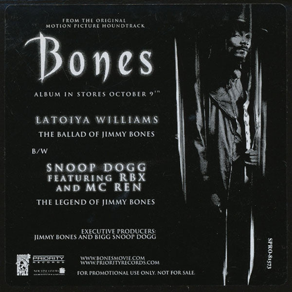 Latoya Williams - The Ballad Of Jimmy Bones / The Legend Of Jimmy Bones (Vinyl, 12", Promo, 33 ⅓ RPM) Good Plus (G+) / Good Plus (G+)