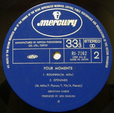 Sebastian Hardie - Four Moments (Vinyl, LP, Album) Very Good Plus (VG+) / Very Good Plus (VG+)