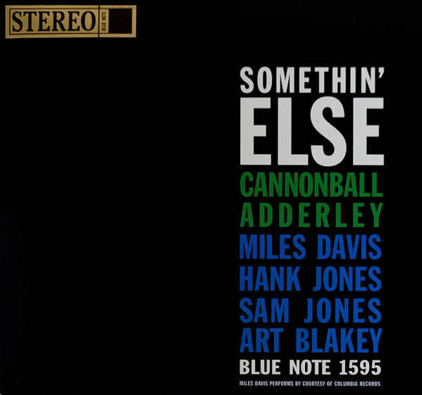 Cannonball Adderley - Somethin' Else (2xVinyl, 12", 45 RPM, Album, Limited Edition, Numbered, Reissue, Remastered, Stereo) Very Good Plus (VG+) / Near Mint (NM or M-)