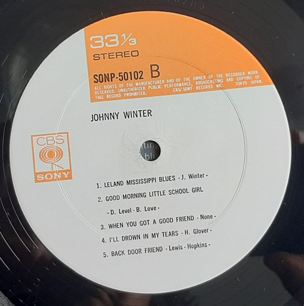Johnny Winter - Johnny Winter (Vinyl, LP, Album, Stereo)