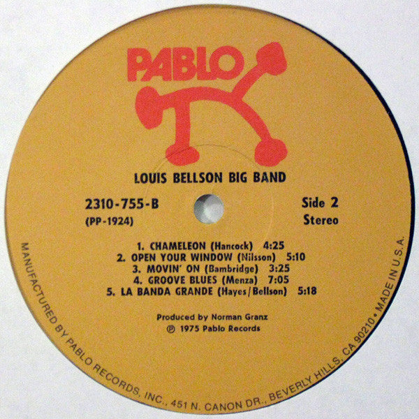 Louis Bellson - The Louis Bellson Explosion (Vinyl, LP, Album, Stereo) Very Good (VG) / Very Good (VG)